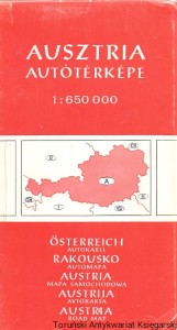Ausztria Autoterkepe : Austria mapa samochodowa / Praca zbiorowa 