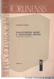 Unaczynienie skóry u jaszczurki zwinki (lacerta agilis l.) / Stanisław Kubiak