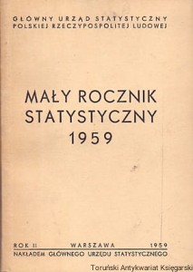 Mały rocznik statystyczny 1959 / Praca zbiorowa 