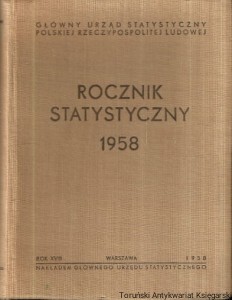 Rocznik statystyczny 1958 / Praca zbiorowa 