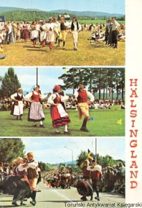 Pocztówka : Halsinland : Norrland - Fargernas Land Halsinge Hambo / brak autora 