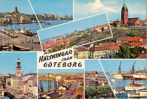 Pocztówka : Halsningar fran Goteborg / Brak autora 