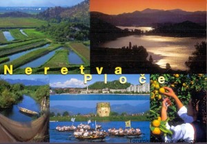 Pocztówka : Neretva Ploce / Brak autora