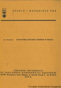 Studia i materiały PKZ : Nowożytna stolarka okienna w Polsce / Jan Tajchman 
