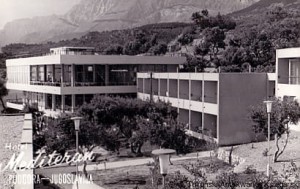 Pocztówka : Hotel Mediteran Podgora - Jugoslavija / Brak autora 