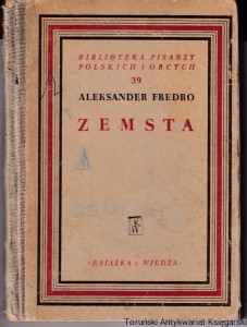 Zemsta : komedia w czterech aktach wierszem / Aleksander Fredro (1973)