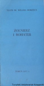 Program teatralny : Żołnierz i bohater : G. B. Shaw / Brak autora 