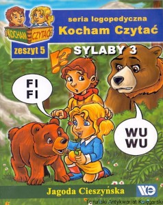 Sylaby 3 : Seria logopedyczna Kocham czytać zeszyt 4 / Jagoda Cieszyńska 
