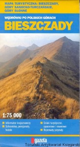 Mapa turystyczna: Bieszczady : wędrówki po polskich górach Bieszczady / Praca zbiorowa 