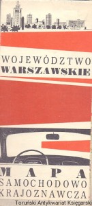 Województwo Warszawskie : mapa samochodowo krajoznawcza / Praca zbiorowa (1972)