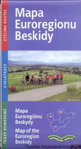 Mapa Euroregionu Beskidy : Trasy rowerowe / Praca zbiorowa 