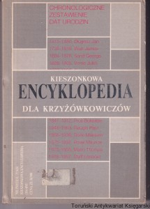 Kieszonkowa encyklopedia dla krzyżówkowiczów : Chronologiczne zestawienie dat urodzin / Franciszek Leki, Mirosław Piekarski 