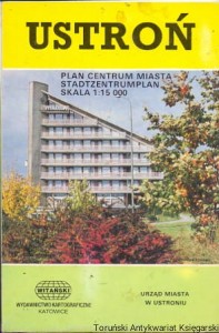 Ustroń Plan centrum miasta / Praca zbiorowa 