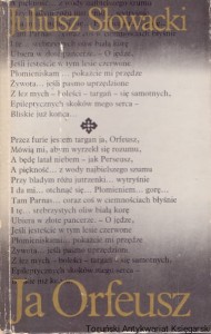 Ja Orfeusz / Juliusz Słowacki 