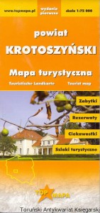 Powiat Krotoszyński : Mapa turystyczna / Brak autora