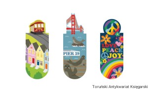 Zakładki magnetyczne Moses zestaw 3 sztuk: San Francisco