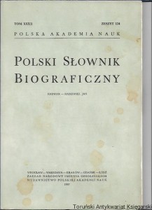 Polski Słownik Biograficzny Tom XXX/1, Zeszyt 124 Radwan-Radziwiłł Jan / Praca zbirowa