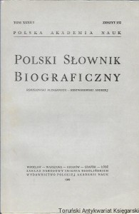 Polski Słownik Biograficzny Tom XXXII/1, Zeszyt 132 Romiszowski Aleksander-Rostworowski Andrzej / Praca zbiorowa