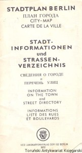 Stadtplan Berlin : Stadtinformationen und Strassenvereichnis / Brak autora 