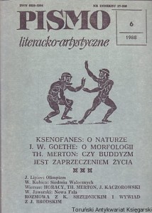 Pismo literacko-artystyczne 6/1988 / Praca zbiorowa 