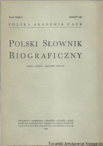 Polski Słownik Biograficzny Tom XXIX/4, Zeszyt 123 Rabski Janusz– Raduński Edmund / Praca zbiorowa