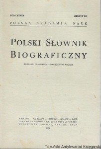 Polski Słownik Biograficzny Tom XXXI/4, Zeszyt 131, Rohland Franciszek–Romiszewski Modest / Praca zbiorowa