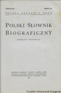 Polski Słownik Biograficzny Tom XXVII/1, Zeszyt 112, Pniowski Jan-Pogonowski Jan / Praca zbiorowa