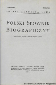 Polski Słownik Biograficzny Tom XXVII/2, Zeszyt 113, Pogonowski Janusz-Poniatowska Helena / Praca zbiorowa