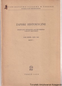 Zapiski Historyczne : kwartalnik poświęcony historii Pomorza i krajów bałtyckich Tom XXXIII – Rok 1968 Zeszyt 1 Rządy Małgorzaty Samborówny w Danii w drugiej połowie XIII w. Ze stosunków polsko-ang. Sprawa Orderu Podwiązki dla Kazimierza Jagiellończyka