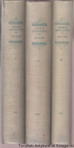 Potop t. 1,2,3 / Henryk Sienkiewicz 