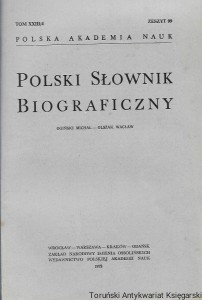 Polski Słownik Biograficzny Tom XXIII/4, Zeszyt 99, Ogiński Michał-Olszak Wacław / Praca zbiorowa