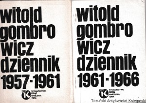 Dziennik 1957 - 1961 T.2: Dziennik 1961 - 1966 T.3 / Witold Gombrowicz ( Wydawnictwo Krąg 1984)