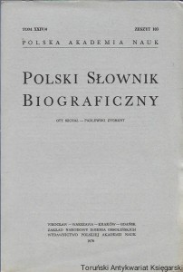 Polski Słownik Biograficzny Tom XXIV/4, Zeszyt 103, Ott Michał- Padelewski Zygmunt / Praca zbiorowa