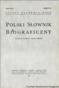 Polski Słownik Biograficzny Tom XXX/4, Zeszyt 127, Rapagelan Stanisław- Reguła Tadeusz / Praca zbiorowa