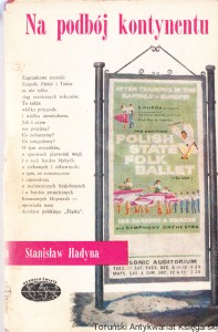 Na podbój kontynentu / Stanisław Hadyna