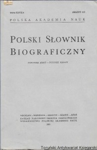 Polski Słownik Biograficzny Tom XXVII/4, Zeszyt 115, Popowski Józef- Potocki Ignacy / Praca zbiorowa