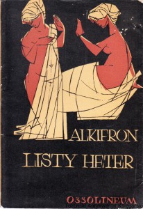 Listy heter / Alkifron, Przekład i komentarz Haliny Wiszniewskiej