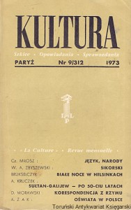 Kultura : Paryż Nr 9/312 1973 : Szkice-Opowiadania-Sprawozdania : Cz, Miłosz, W. A. Zbyszewski, Brukselczyk, A. Kruczek, D. Morawski, A. Żak / Praca zbiorowa 