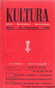 Kultura : Paryż Nr 7/394-8/395 1980 : Szkice-Opowiadania-Sprawozdania : Z. Mycielski, P. Aries, J. Ciechanowski, J. Nowak, P. Wandycz, Brukselczyk, St. Korboński, Zb. Byrski  / Praca zbiorowa  