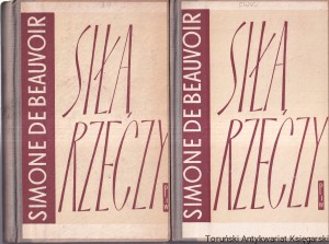 Siłą rzeczy Tom I-II / Simone De Beauvoir 