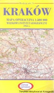 Kraków : Mapa operacyjna : Wojskowy Instytut Geograficzny /  Praca zbiorowa  