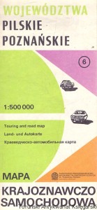 Województwa Pilskie Poznańskie : Mapa krajoznawczo-samochodowa  / Praca zbiorowa  