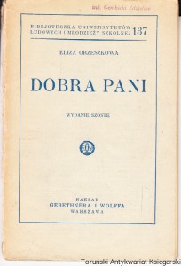 Dobra Pani / Eliza Orzeszkowa