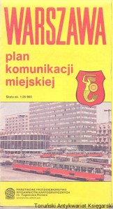 Warszawa Plan komunikacji miejskiej  / Praca zbiorowa  