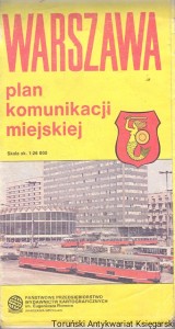Warszawa : Plan komunikacji miejskiej  / Praca zbiorowa  