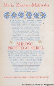 Miłość prostego serca : Wiersze religijne  / Maria Zientara-Malewska   