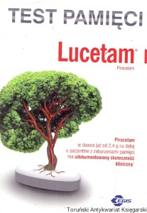 Test pamięci Lucetam  Piracetam / Brak autora  