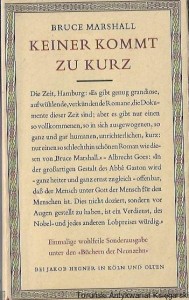 Keiner kommt zu Kurz oder der Stundenlohn Gottes / Bruce Marshall