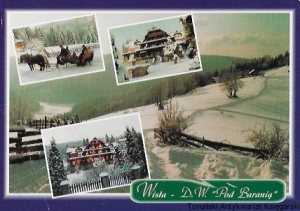 Pocztówka : Beskid Śląski - Wisław Czarne, Dom Wczasowy „Pod Baranią”  / Janusz Mazurkiewicz  (fot.)