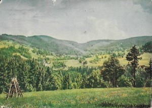 Pocztówka : Wisła Głębce Krajobraz / J. Wendołowski  (fot.)